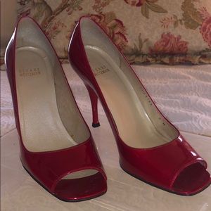 Vintage Stuart Weitzman Peep Toe Pumps